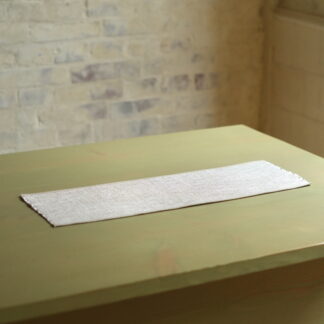 Underlag til te-sæt | Hvid & Brun | Anna Bruun Kristiansen | Lang